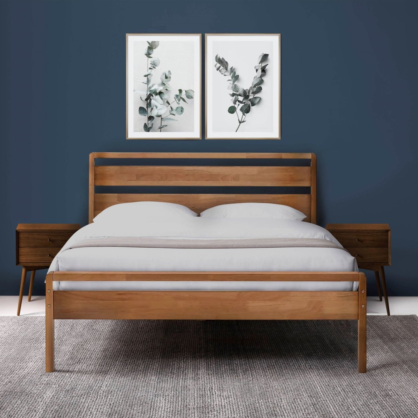 Skandi Mid Century Bed