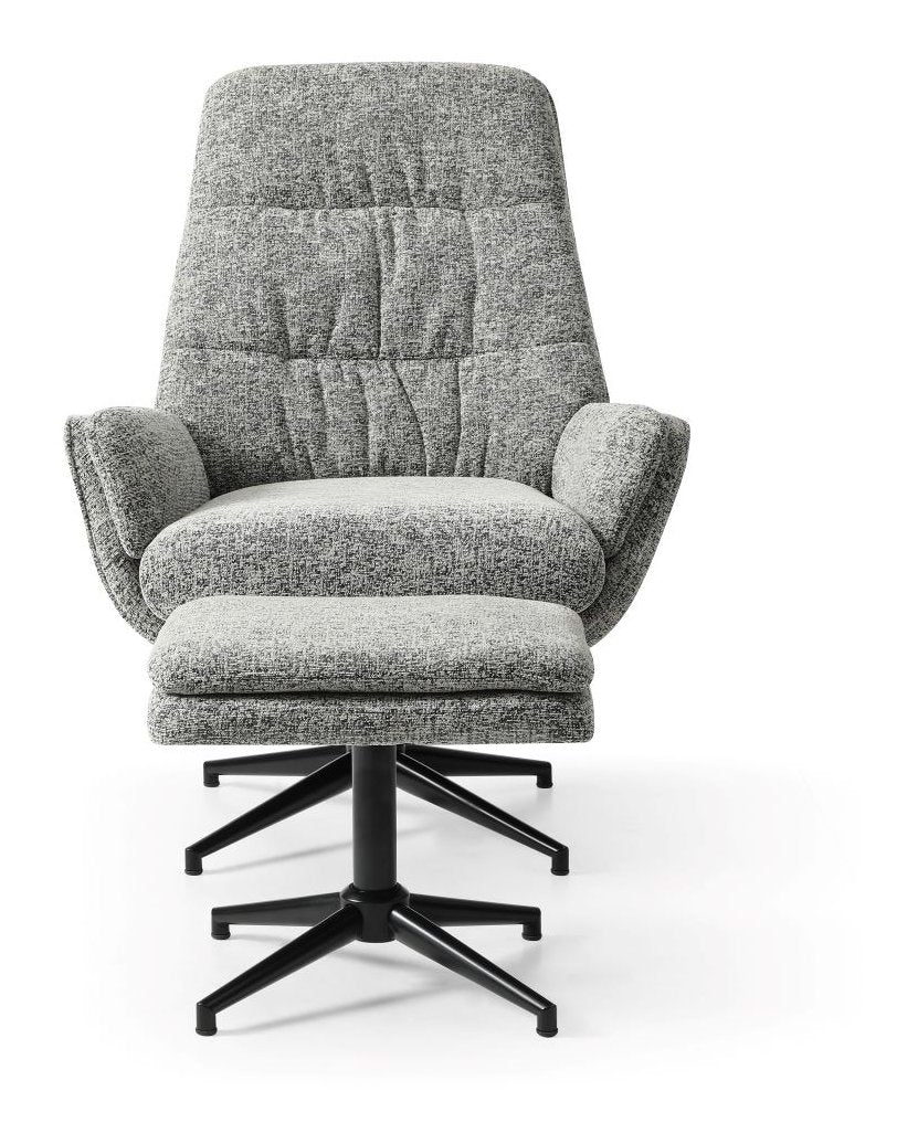 Hugo TV Chair With Footstool