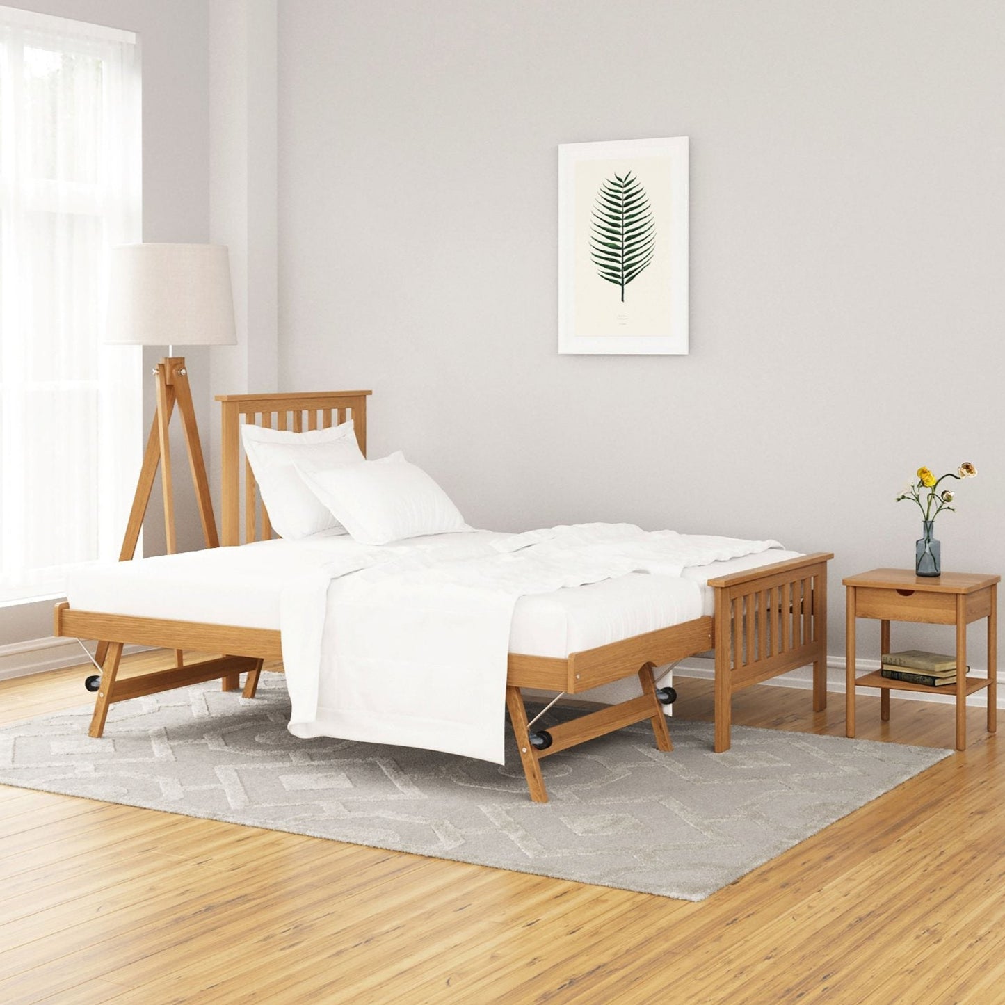 Eden guest bed oak