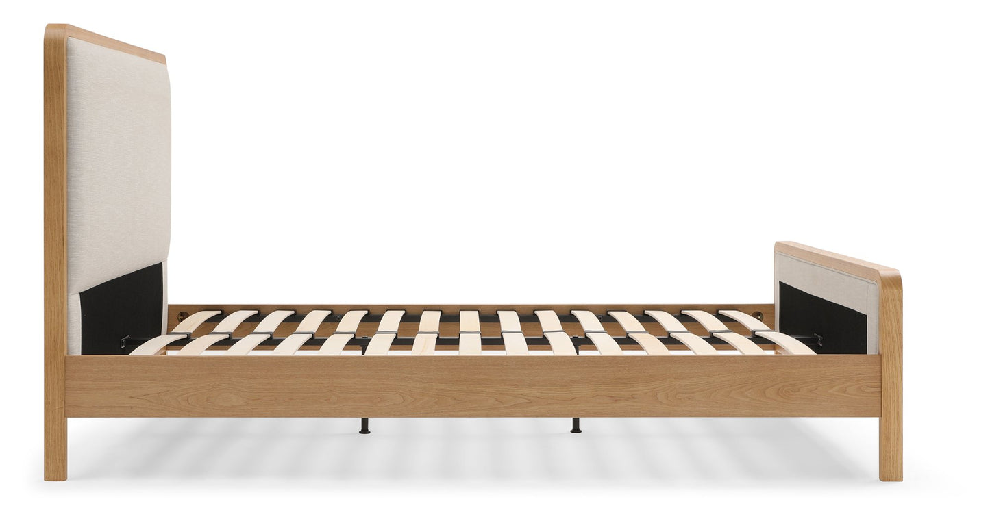 Archie Upholstered Wooden Bed