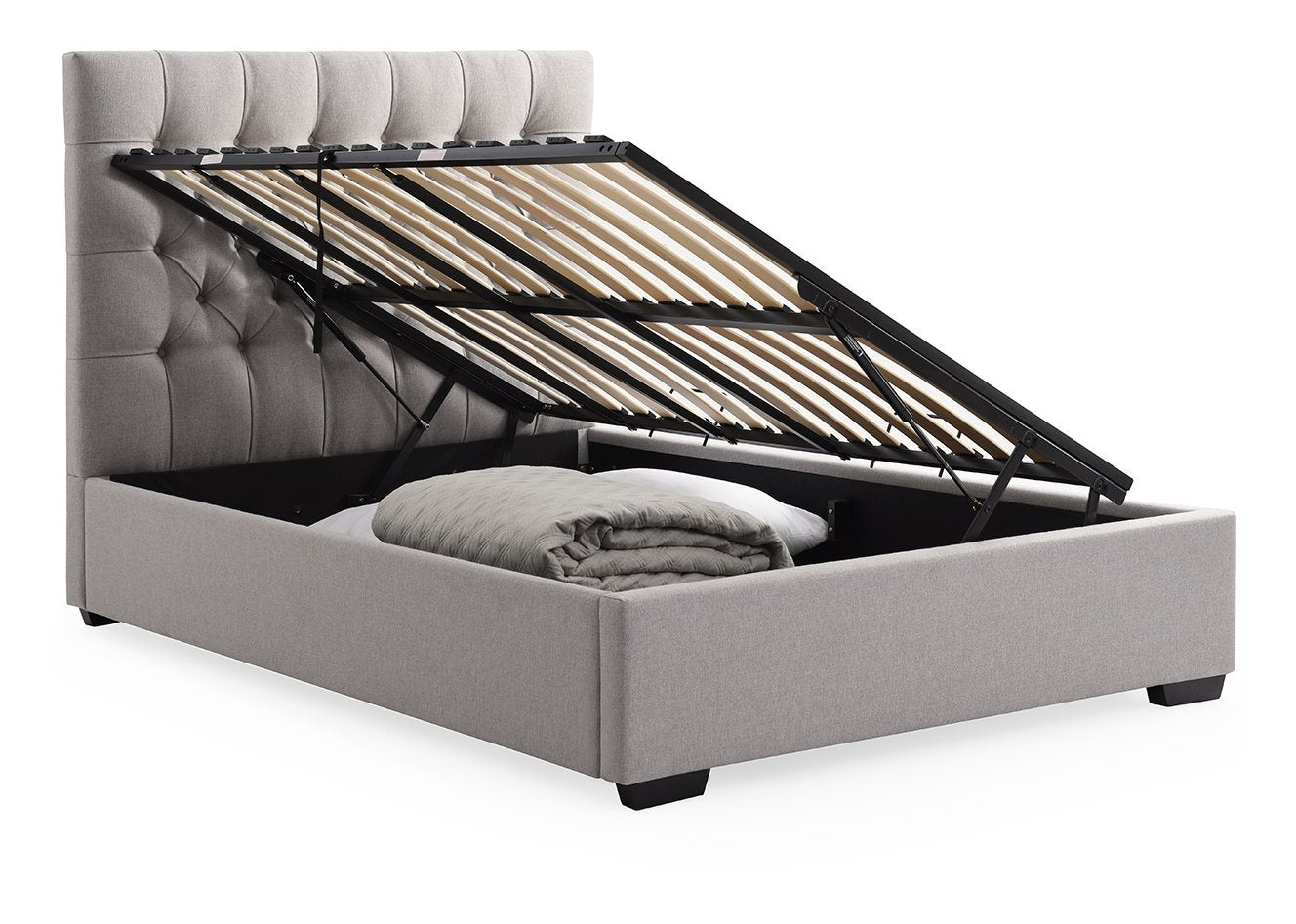 Elisa Super King Ottoman Bed