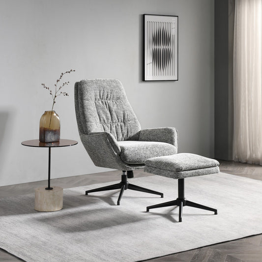 Hugo TV Chair With Footstool