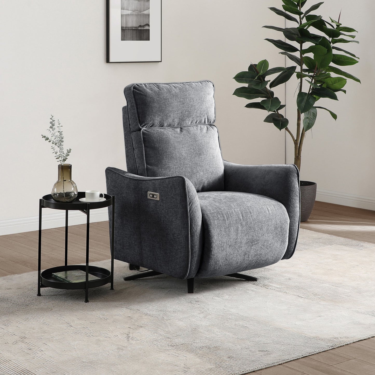 Finn Electric Rise and Recline Swivel Chair