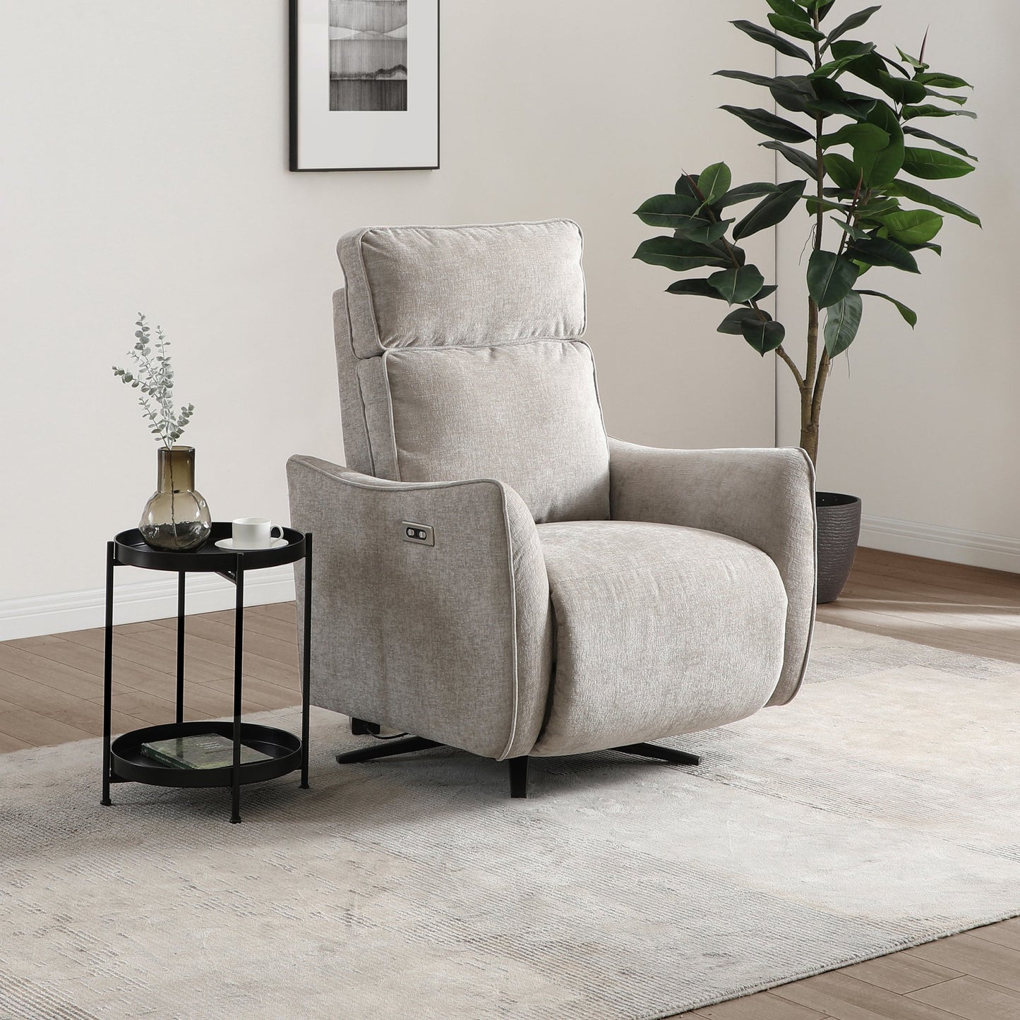 Finn Electric Rise and Recline Swivel Chair